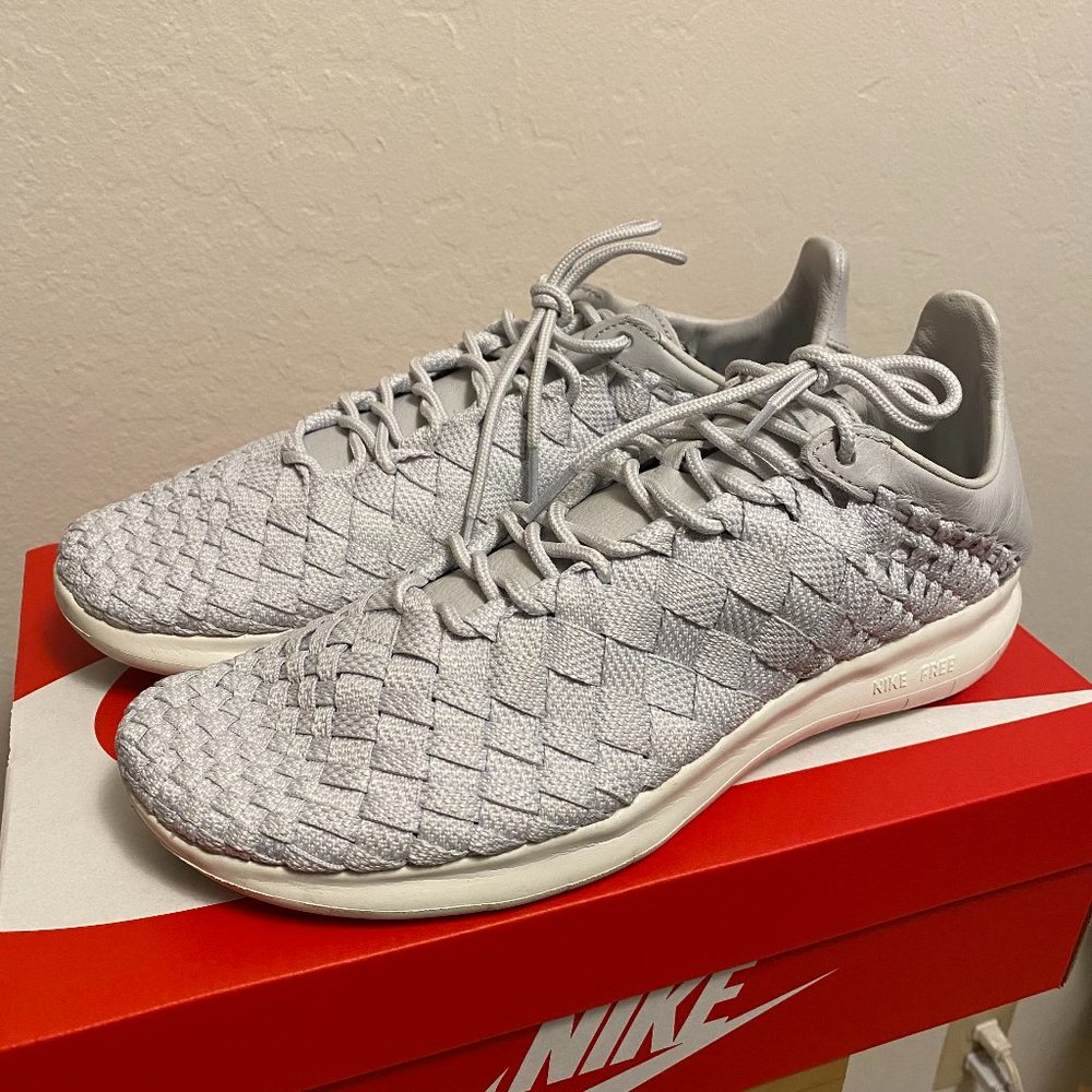 NikeLab Free Inneva Woven Motion MEN SIZE 10.5 – Pure Platinum